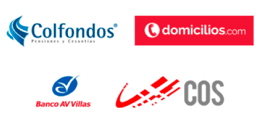 Colfondos, domicilios.com, Banco Av Villas, COS